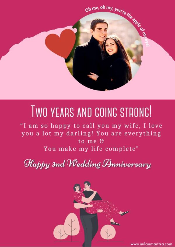 Anniversary Card Marriage thrills