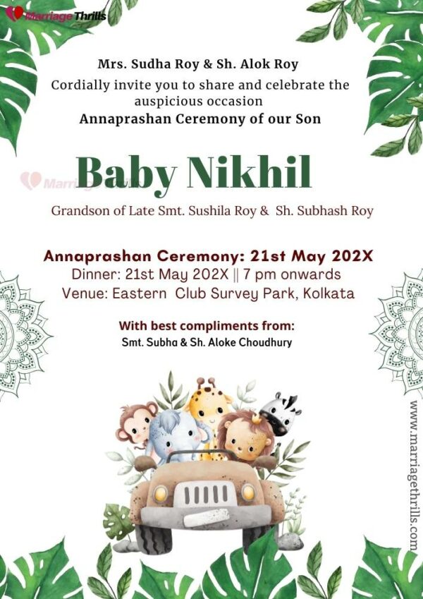 annaprashan invitation card online free